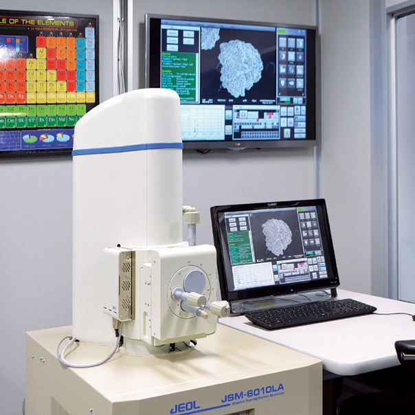 JEOL SEM WITH EDS CAPABILITIES